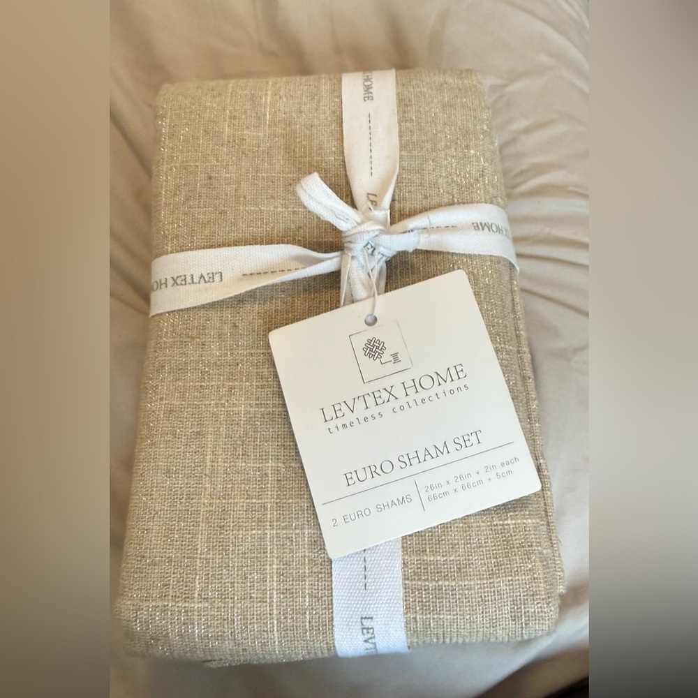 Levtex home euro sham set (2 euro shames)